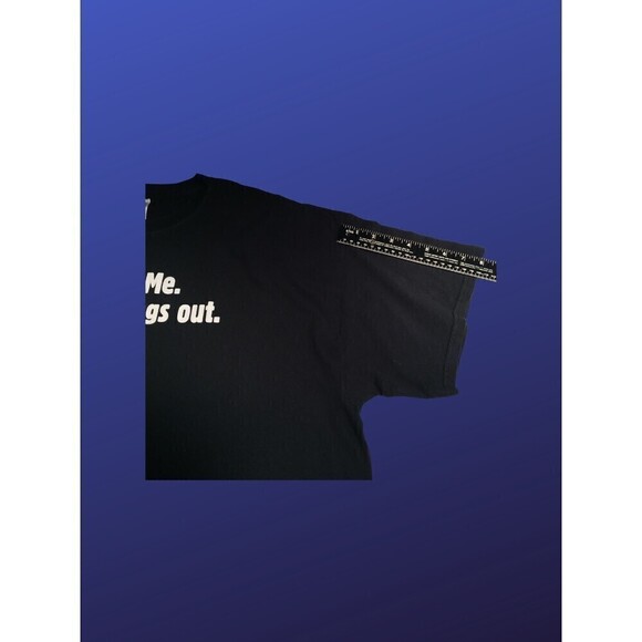 It WAS ME I LET THE DOGS OUT Novelty Humor Tee Shirt,BLACK/WHITE, Size 2XL, NWOT - Picture 5 of 9